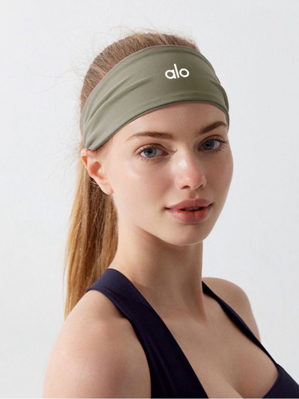Alo green Wide Stretch Headband